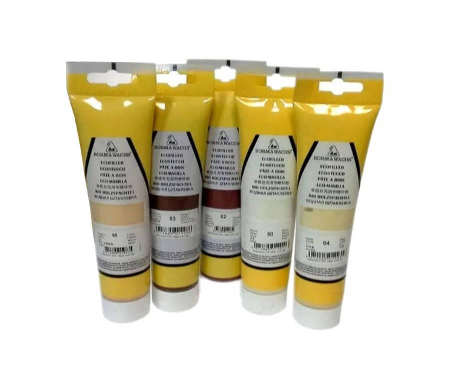 

Шпаклевка "ECOSTUCCO" на водной основе от Borma Wachs, тюбик 250 грамм махагон - 62