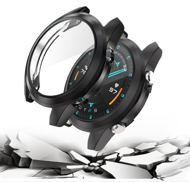 

Чехол-накладка DK Silicone Face Case для Huawei Watch GT 2 42mm (black)