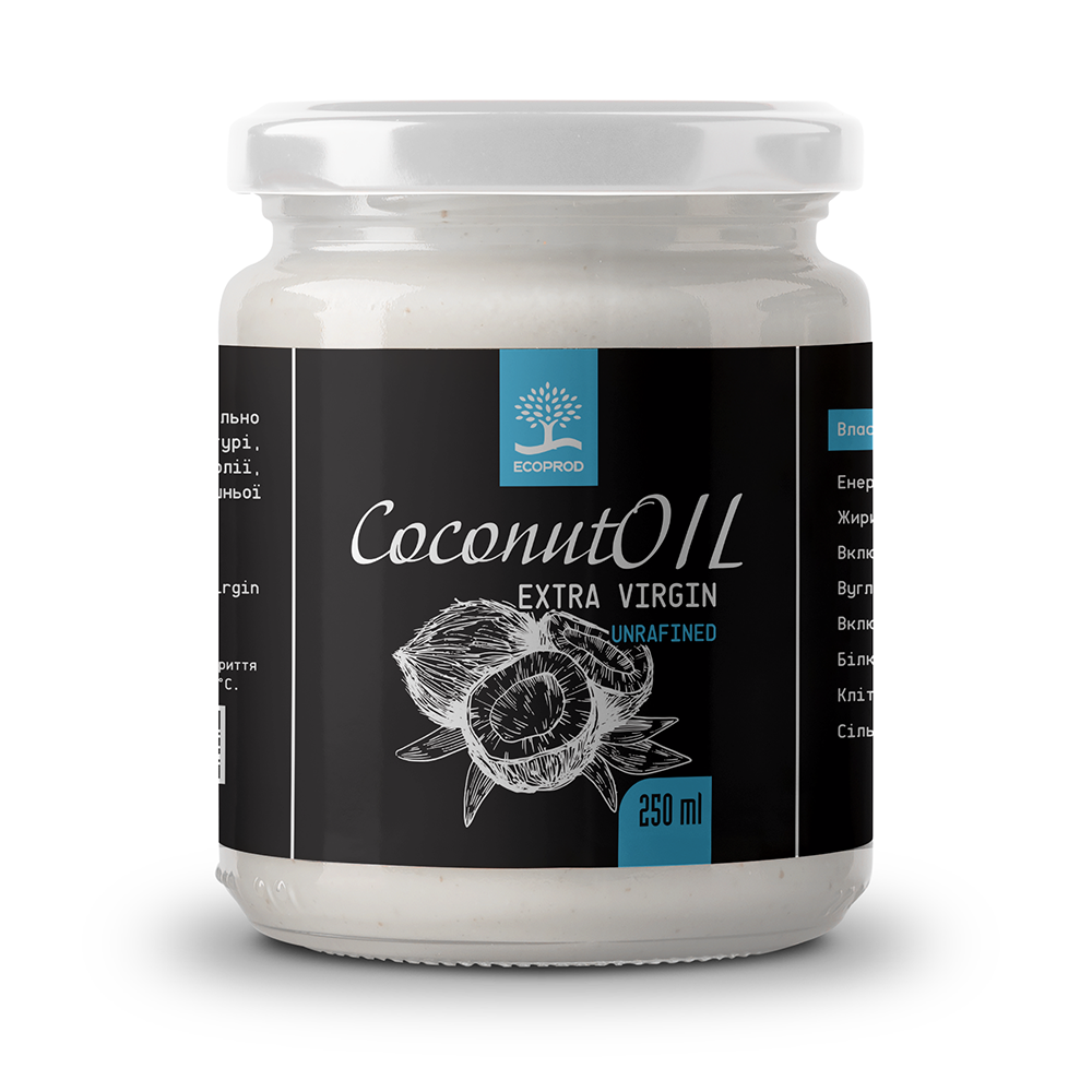 

Кокосовое масло нерафинированное 250 ml