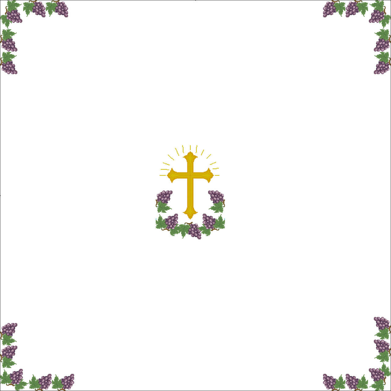 

Скатертина-заготовка 1,4х1,40