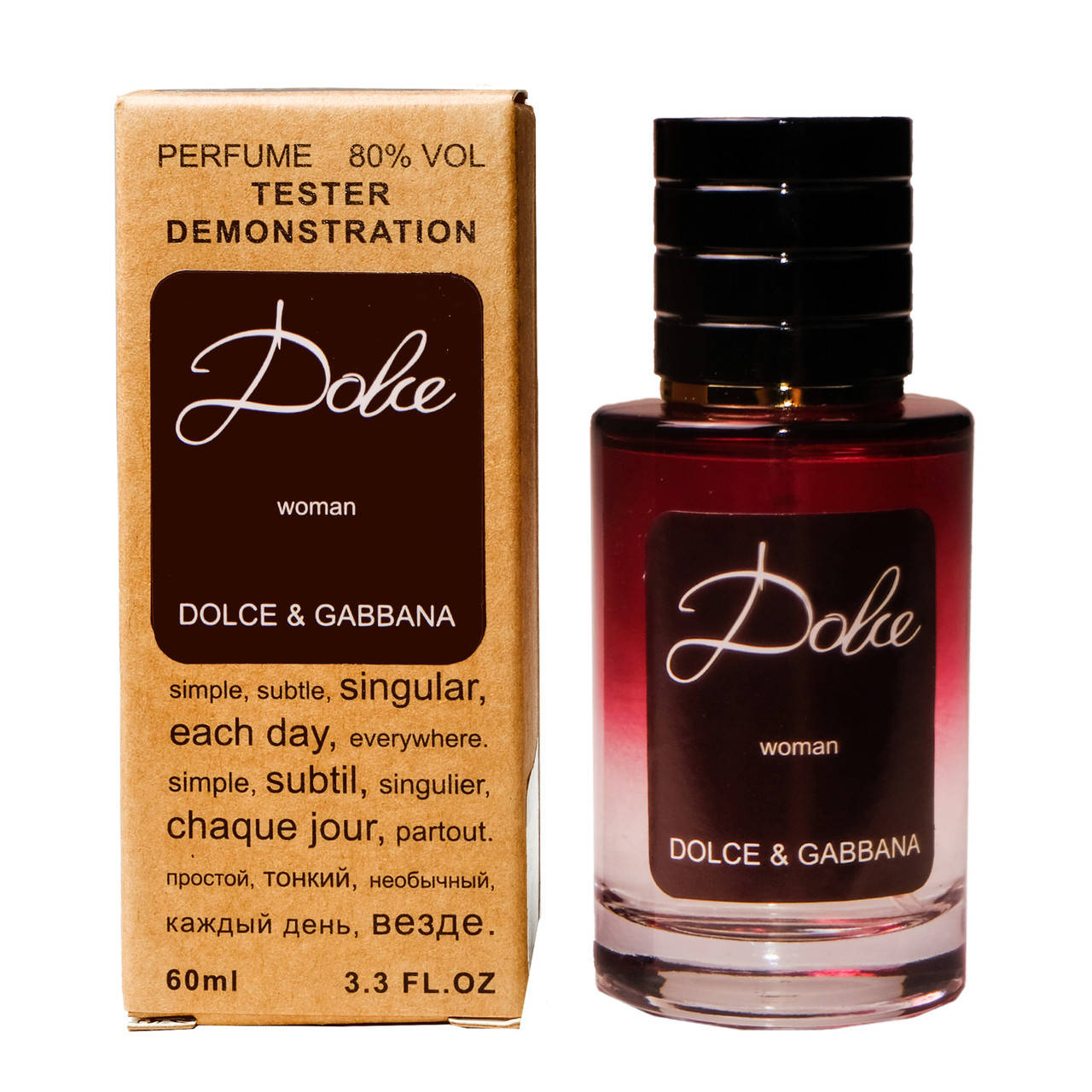 

DG Dolce TESTER LUX, женский, 60 мл