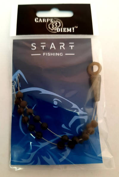 

Бусина стопорная Start Fishing на ледкор на проволке 20шт 4мм с держателем