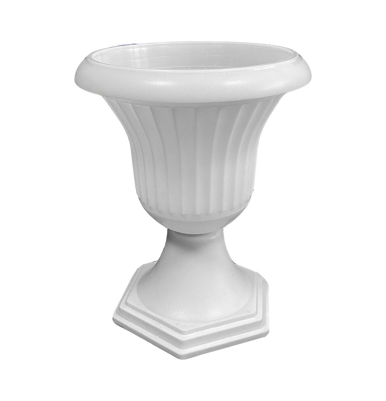 

Кашпо на ножке ребристый напольное Консенсус БЕЛЫЙ 14 л, Разные цвета