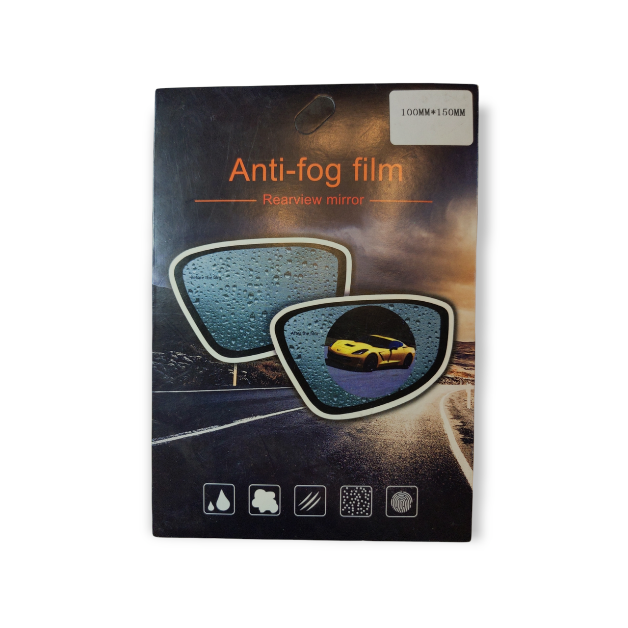 

Пленка анти дождь / Anti-fog film антидождь для зеркал авто 100х150 мм