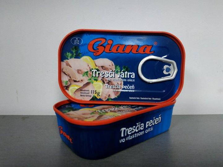 

Печінка тріски "Giana" 115г