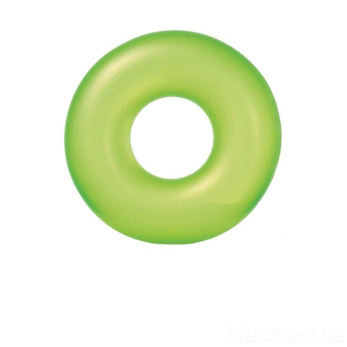 

Надувной круг Intex 59262 «Неон» Green, 91 см