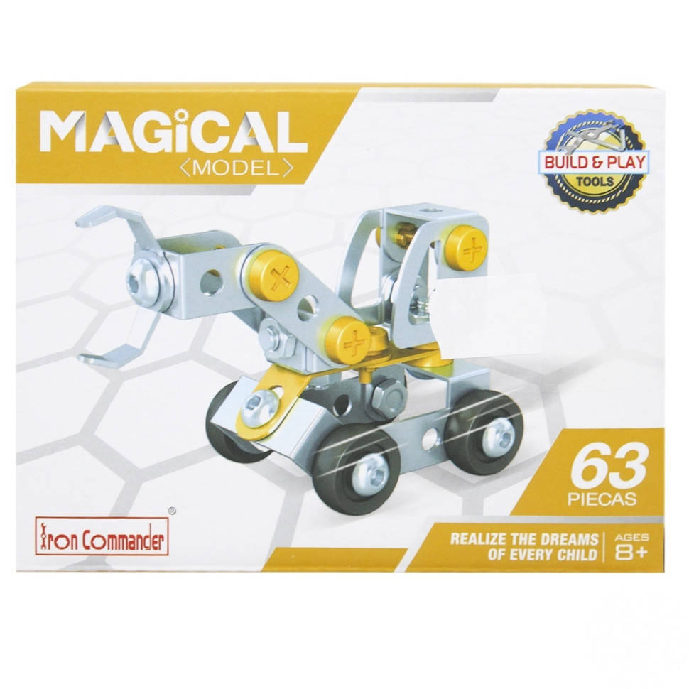 

Металлический конструктор "Серия Строители" 816B-3 Build and Play Tools (Бревнозахват)