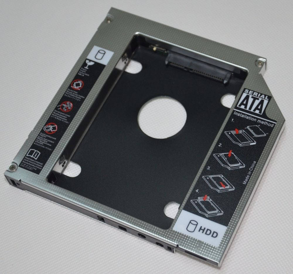 

Переходник адаптер CD/DVD 12.7 mm to HDD/SSD 2.5"