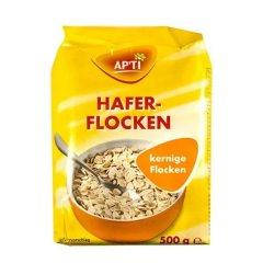

Apti Haferflocken Kernige — овсяные хлопья (цельнозерновые), 500 г