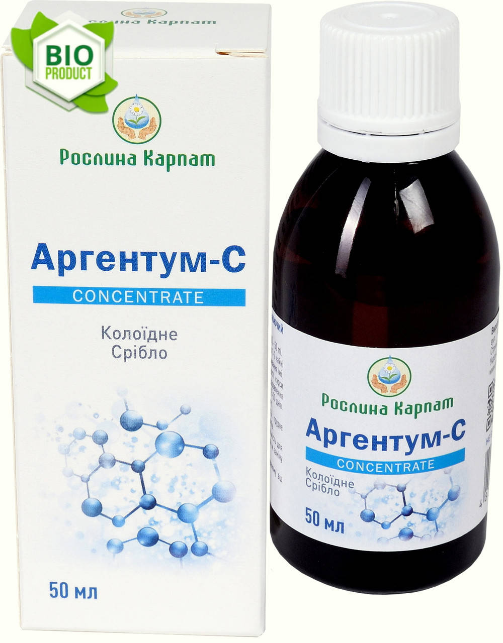 

АРГЕНТУМ - С 50 МЛ.«Рослина Карпат» АНТИБАКТЕРІАЛЬНИЙ ЗАСІБ ПРИРОДНОГО ПОХОДЖЕННЯ