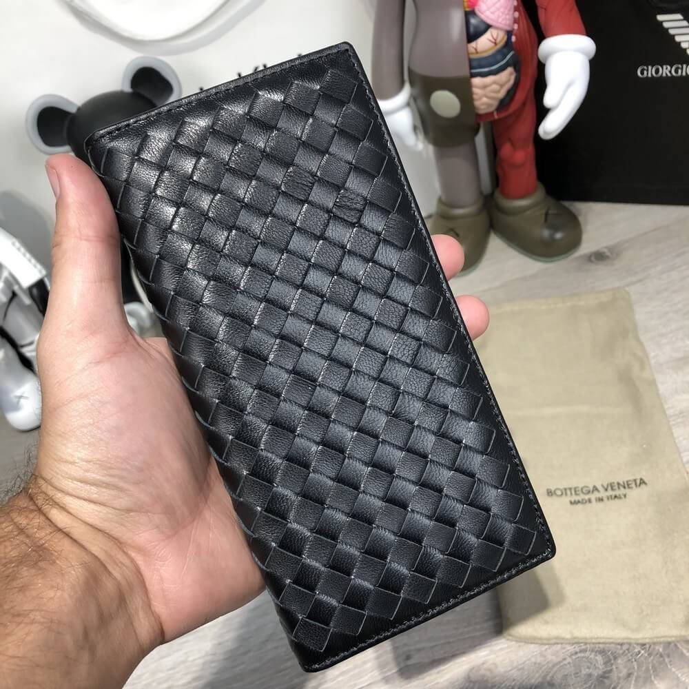 

Бумажник Bottega Veneta Continental Intrecciato In Nero