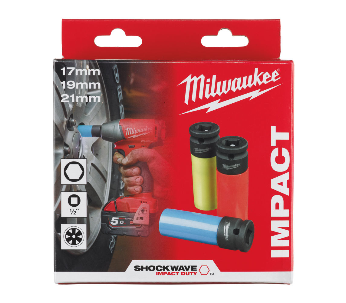 

Набор головок 1/2" Milwaukee Shockwave Auvtomotive 4932451568