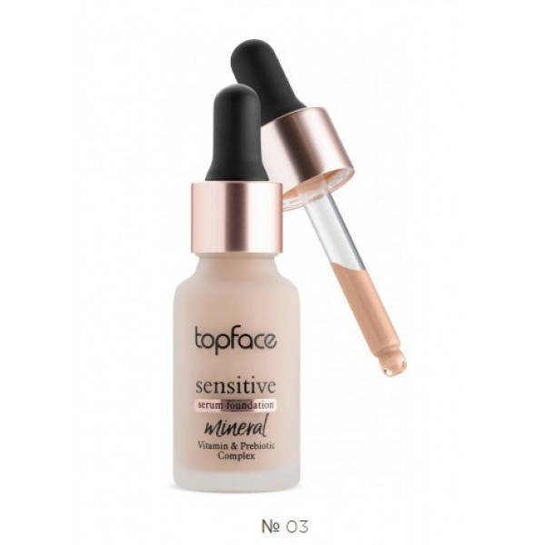

Тональная основа Topface Sensitive Mineral Serum Foundation PT565 - №3