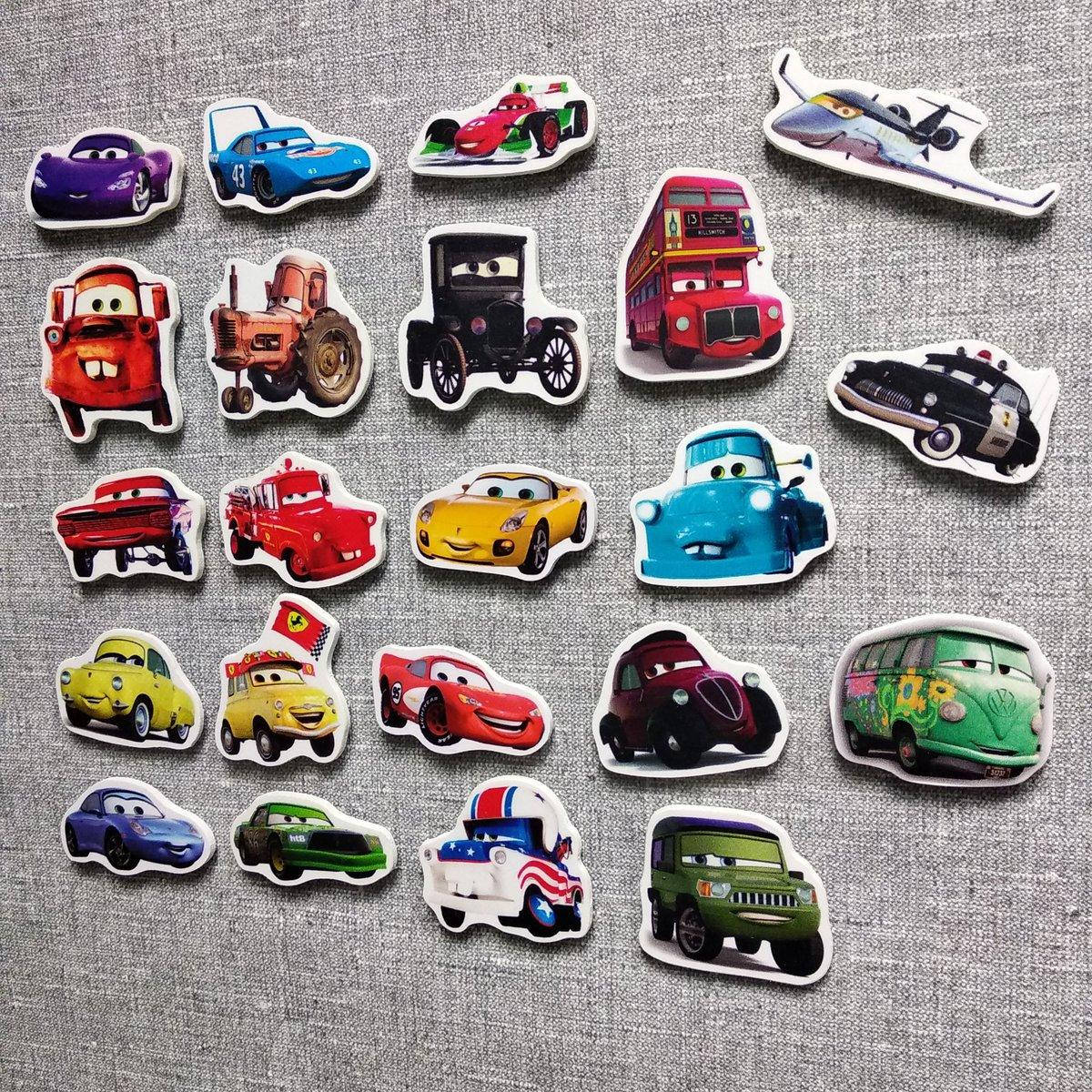 

Тачки. Набор магнитов 6 см