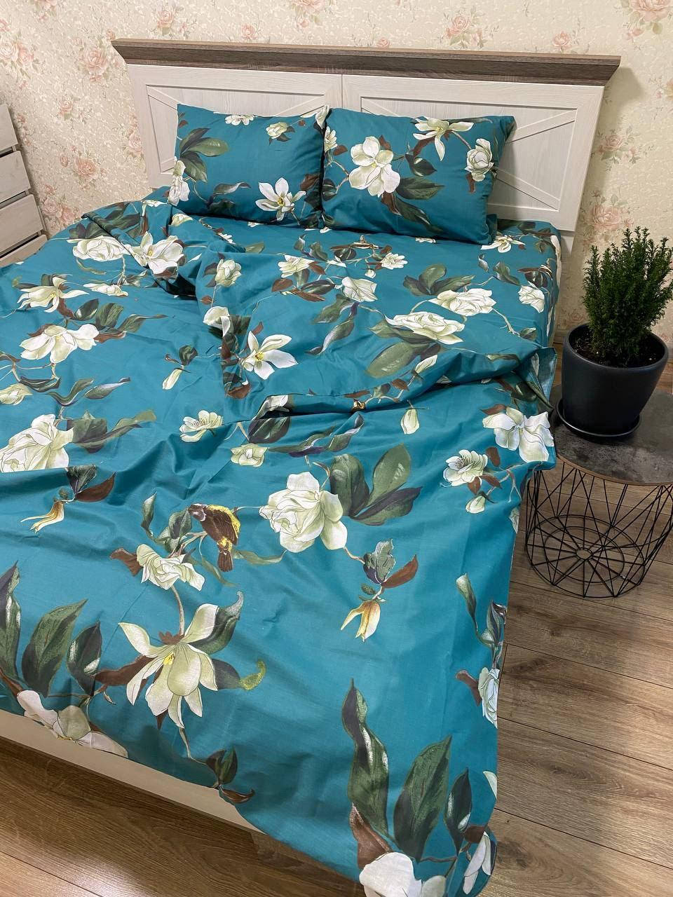 

Постельное белье, двуспальное, 220*180 см, хлопок 90%, Разные цвета