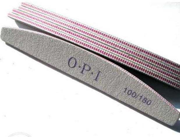 

Пилка для ногтей OPI 80/80, полукруг