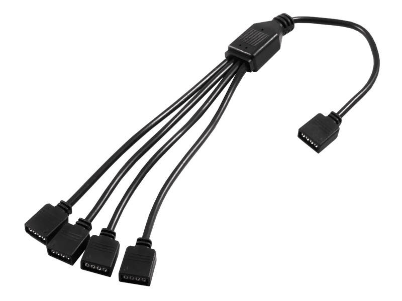 

Коннектор разветвитель RGB 4х черный