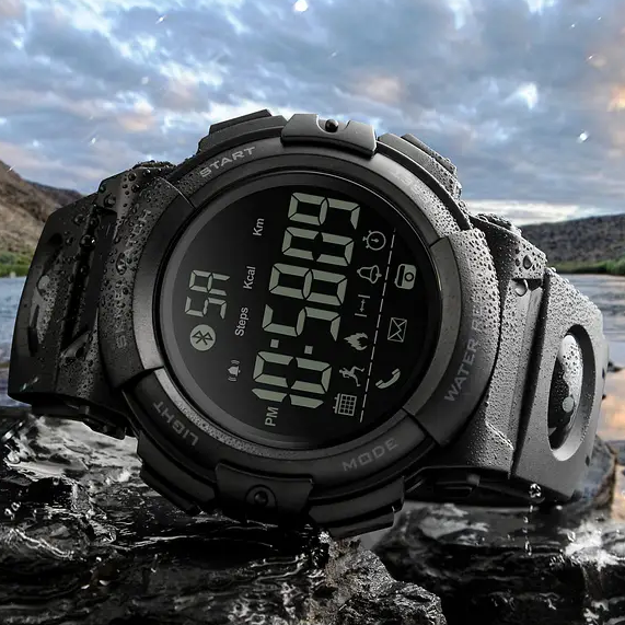 

Водонепроницаемые часы с шагомером Bluetooth с блютузом Skmei 1303 Оригинал