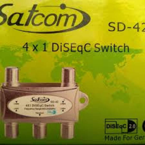 

Коммутатор DiseqC 1X4 Satcom SD-42