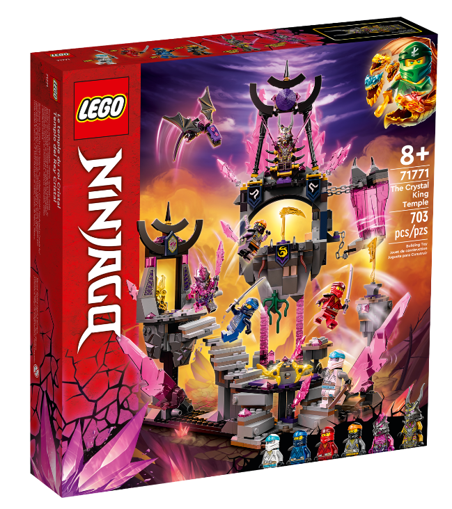 

Конструктор Lego Ninjago Храм Хрустального короля 703 детали (71771), Черный