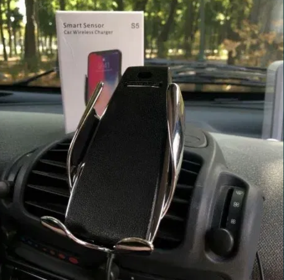 

Автомобильный держатель для телефона с беспроводной зарадкой Smart Sensor S5
