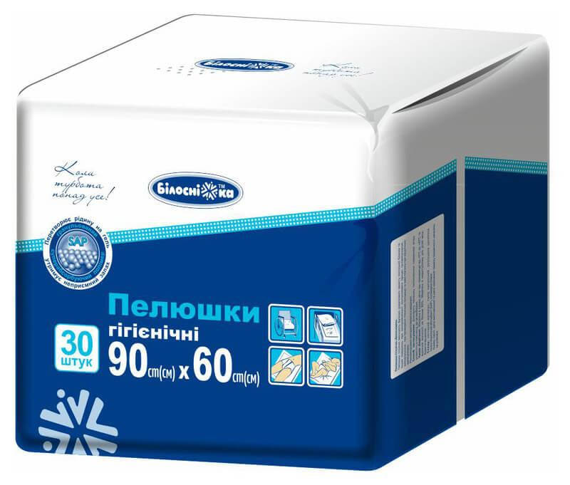 

Пеленки для младенцев Белоснежка гигиенические 90х60 см 30 шт