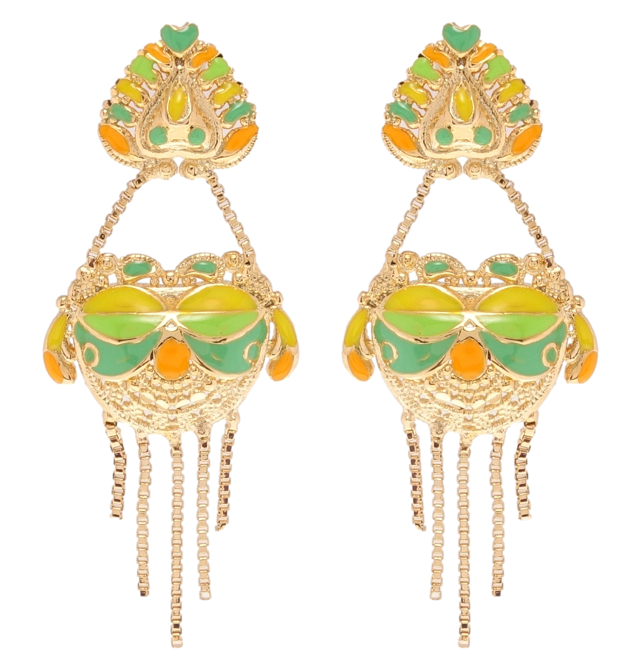 

Серьги Xuping Позолота 18K гвоздики (пусеты) "Прокраска цветной эмалью"