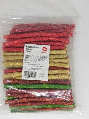 

Палочки KABANOS MIX лакомство для собак 100 шт 13см 8-10мм 950гр