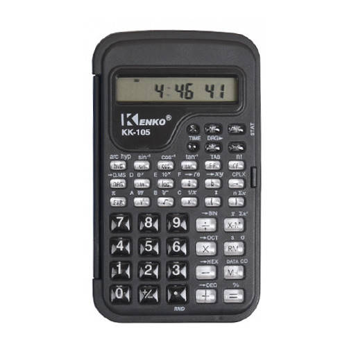 

Калькулятор карманный инженерный, 56 функции 10-разрядный, KK-105