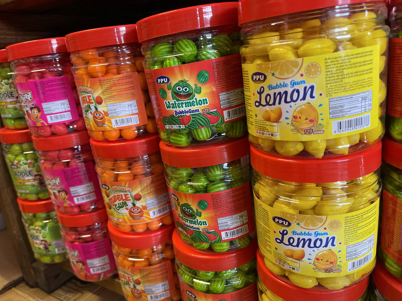 

Жвателная резинка «ЛИМОН»P.P.U 4 гр 125 шт*24 бл