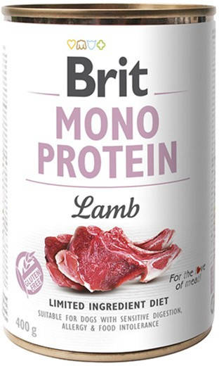 

Влажный корм Brit Mono Protein Dog с ягненком - 400 г