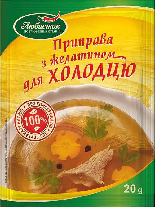 

Приправа з желатином "до Холодцю" 20г
