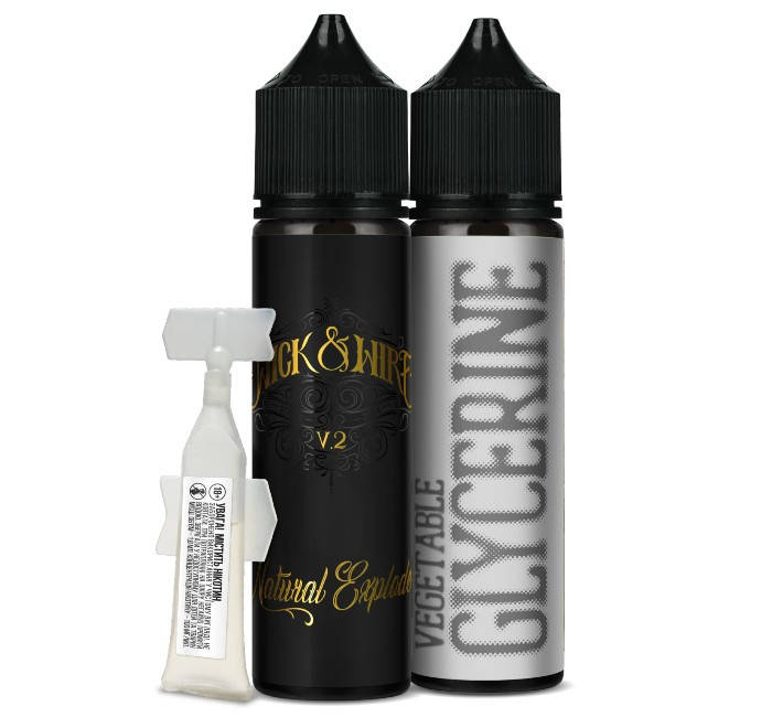 

Набор для самозамеса жидкости Wick & Wire Natural Explode 60 мл.