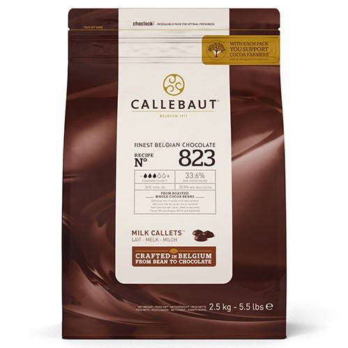 

Шоколад молочный 823 Callebaut (2,5кг)
