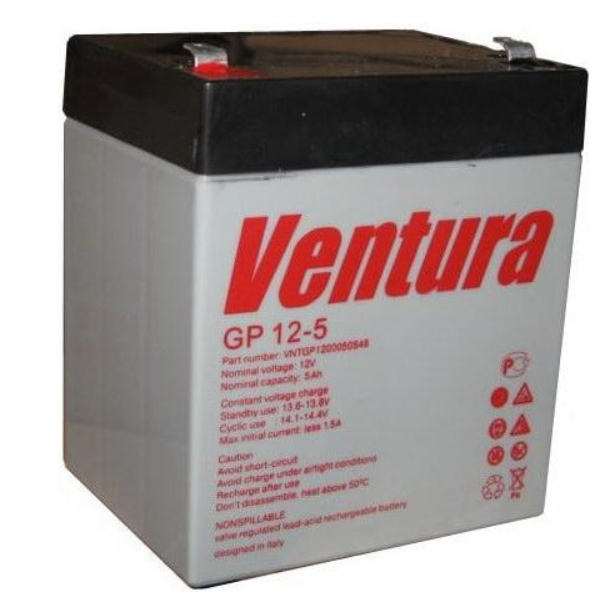 

Свинцово-кислотный аккумулятор AGM Ventura 12В 5Ач GP 12-5