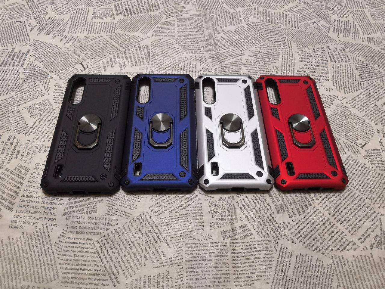 

Противоударный чехол Антишок с кольцом и магнитным держателем Xiaomi для (Ксиоми) Mi A3 / Mi CC9e, Разные цвета