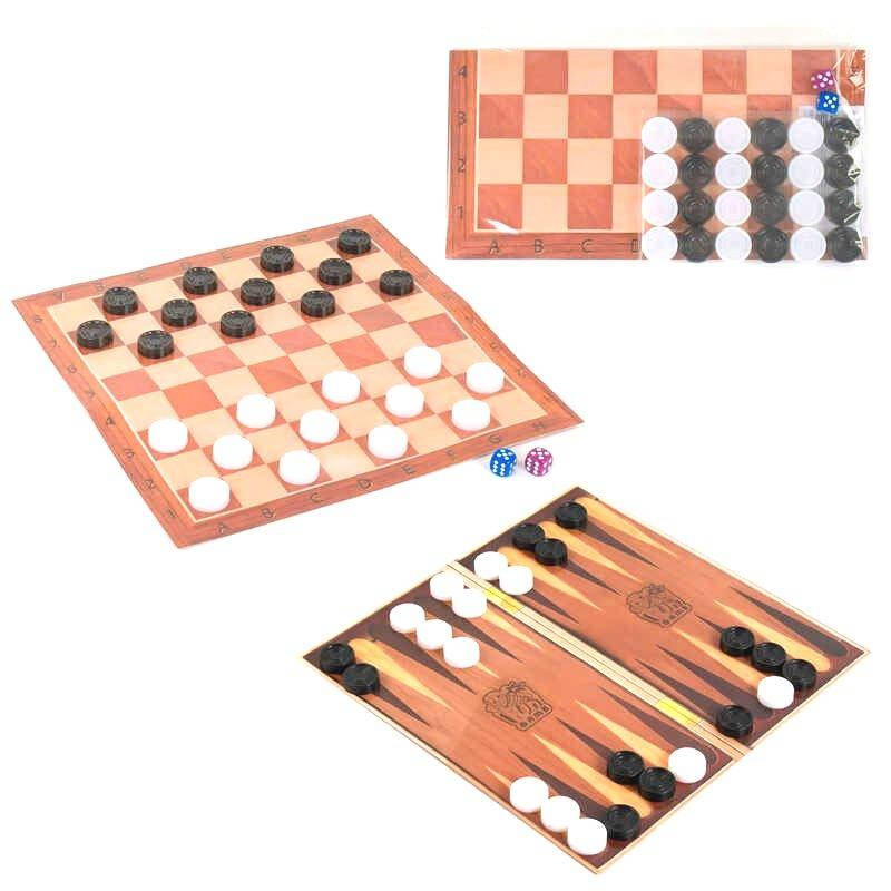 

Шашки нарды FUN GAME 2 в 1 (41440)