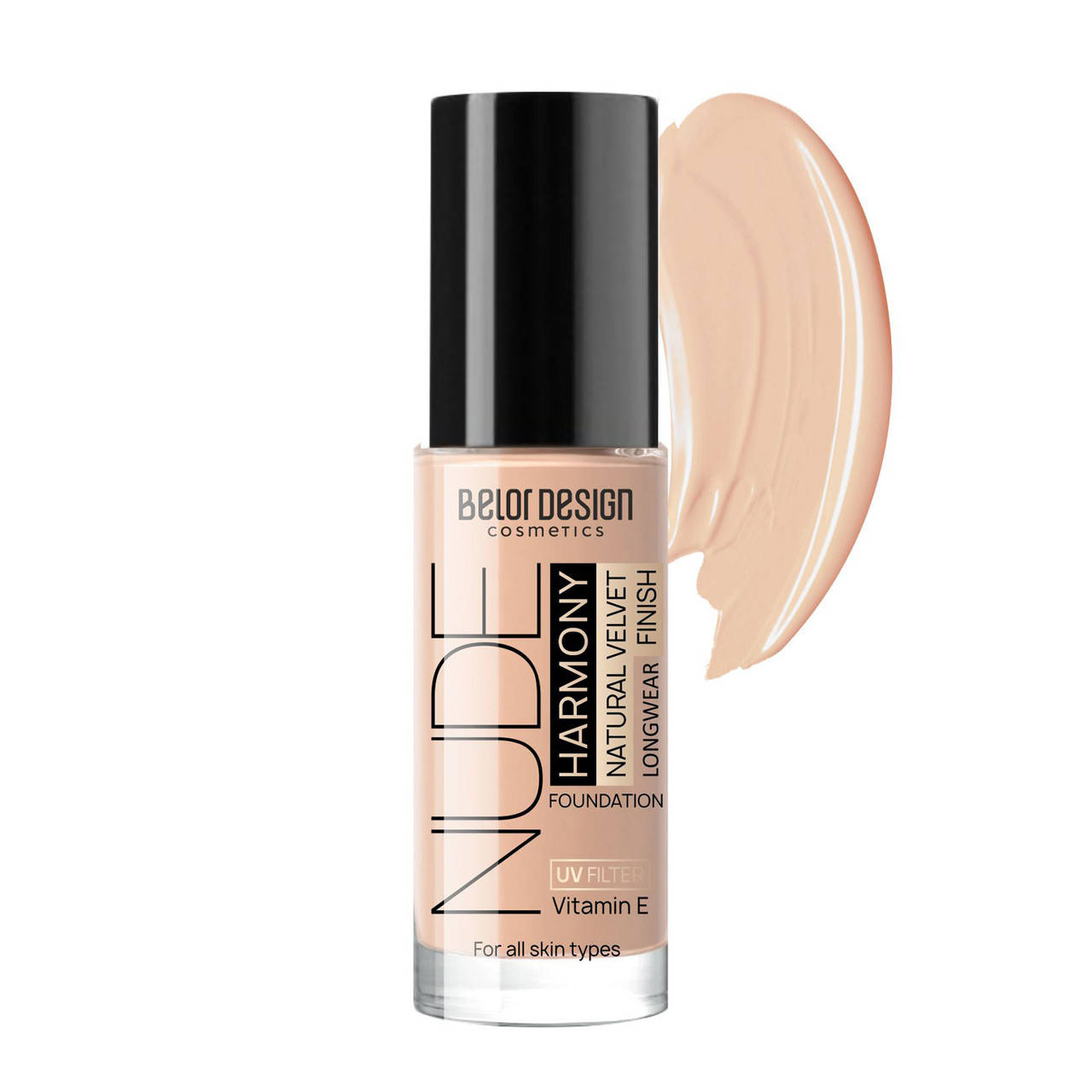 

Тональный крем NUDE HARMONY BelorDesign 33г 203 medium beige