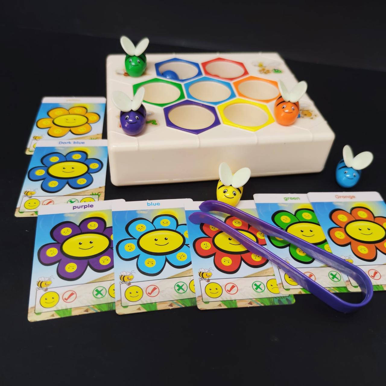 

Настольная игра с пинцетом Веселый улей