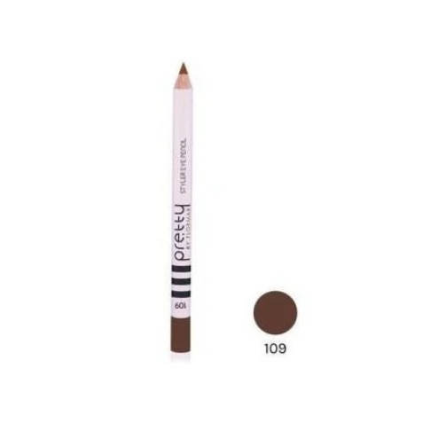 

Карандаш для глаз деревянный Flormar Pretty Styler № 109 Chocolate Brown Шоколадный