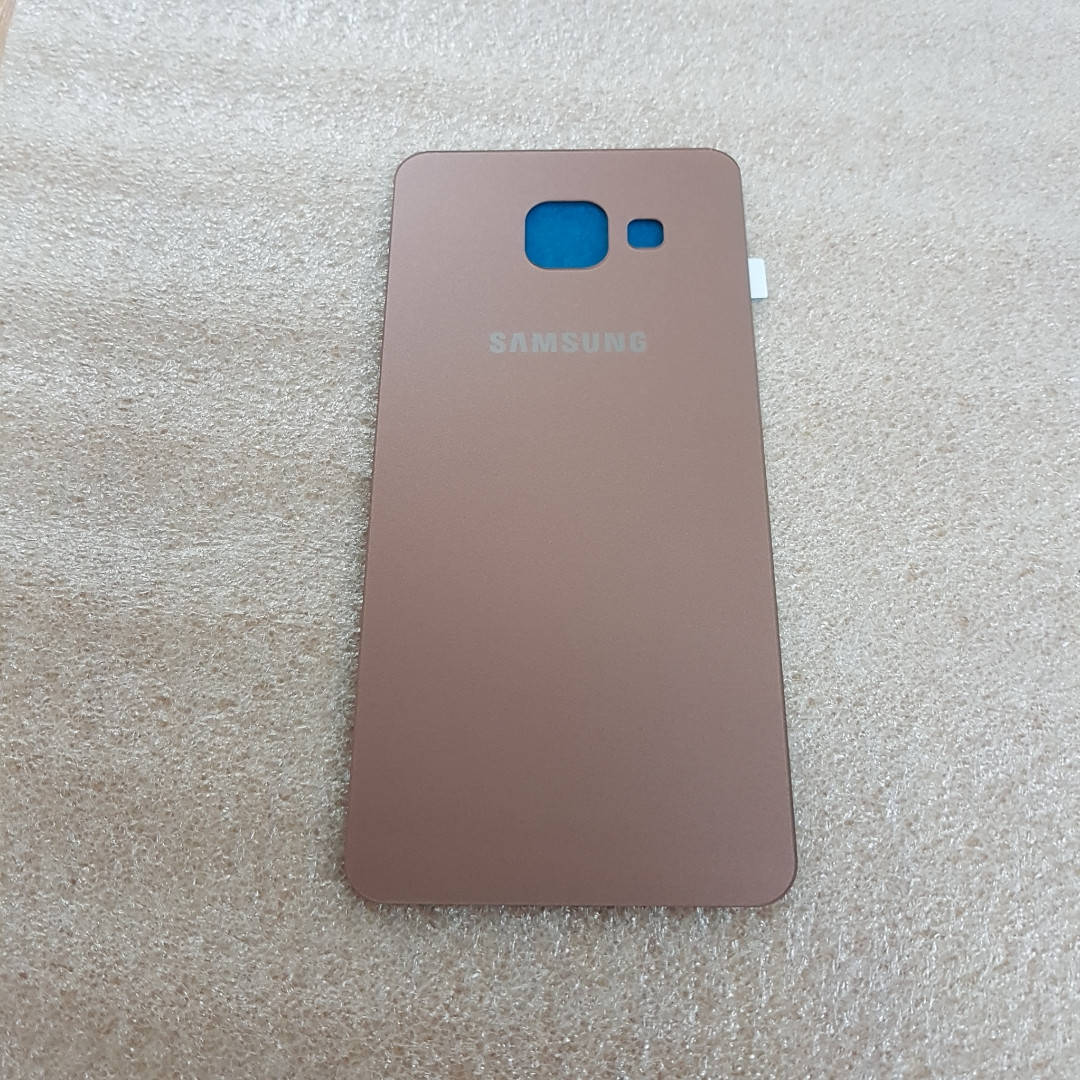 

Задняя крышка для Samsung Galaxy A3 2016 A310 розовая стеклянная, Розовый