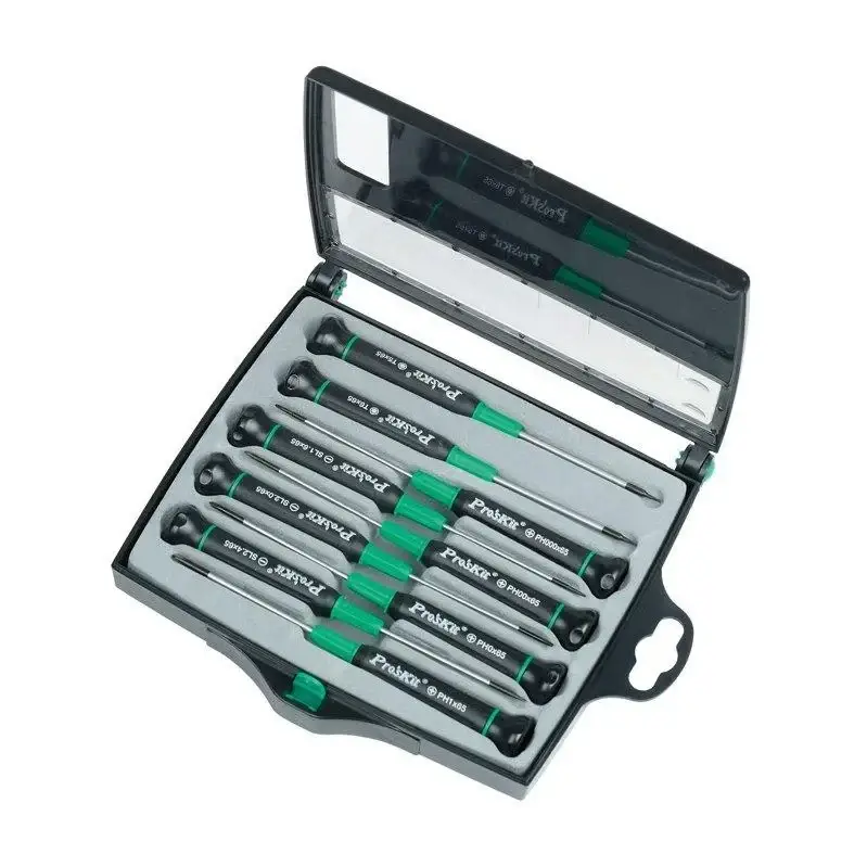 

Набор миниатюрных прецизионно отверток для ремонта телефонов Pro'sKit SD-9302