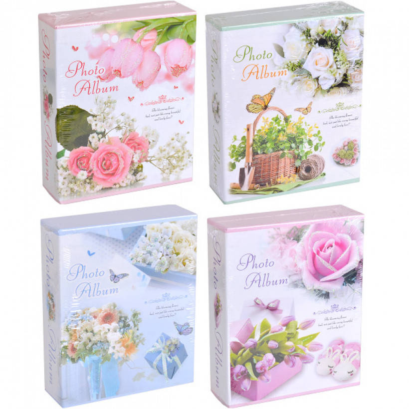 

Фотоальбом А6 Color Flowers 10х15см 40 фото арт.4-216, Разные цвета