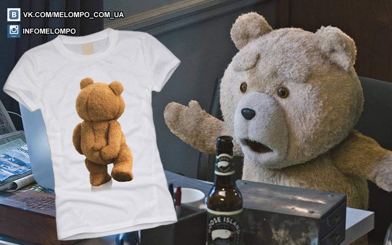 

Футболка с принтом "Мишка Ted"
