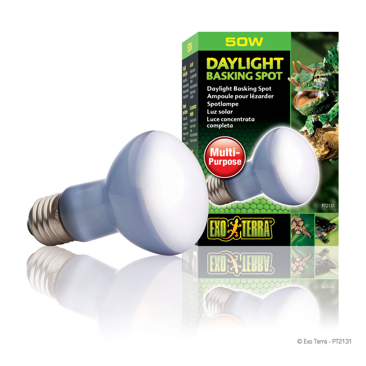 

Зеркальная лампа дневного света для рептилий Exo Terra Daylight Basking Spot R20 50 Вт