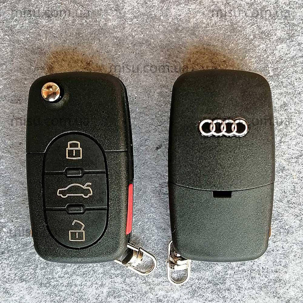

Корпус выкидного ключа Audi 3 + panic кнопки 2032