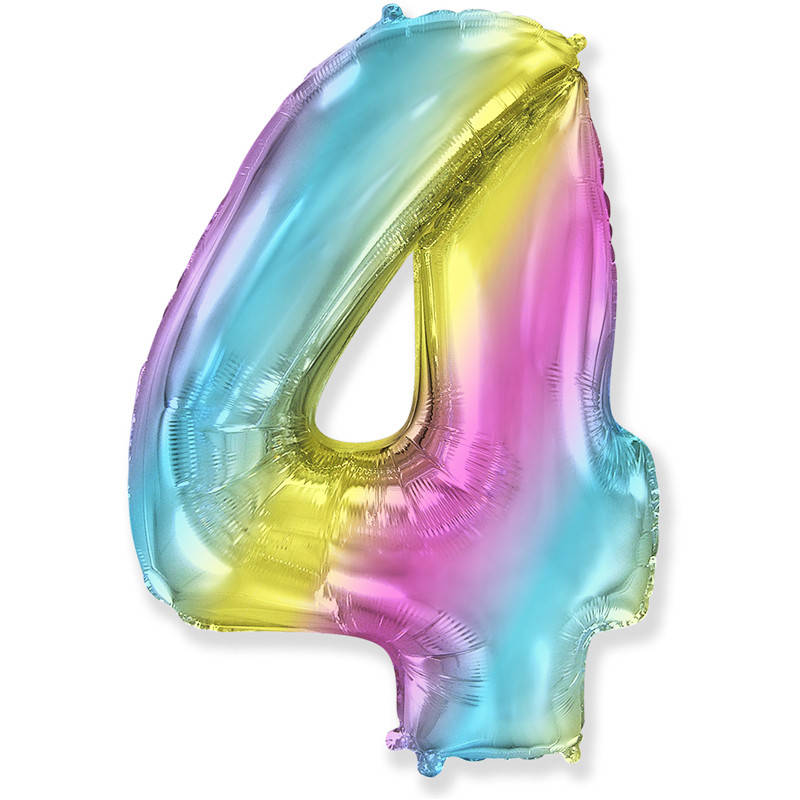 

Фольгированный шар цифра 4 градиент 901764G FlexMetal