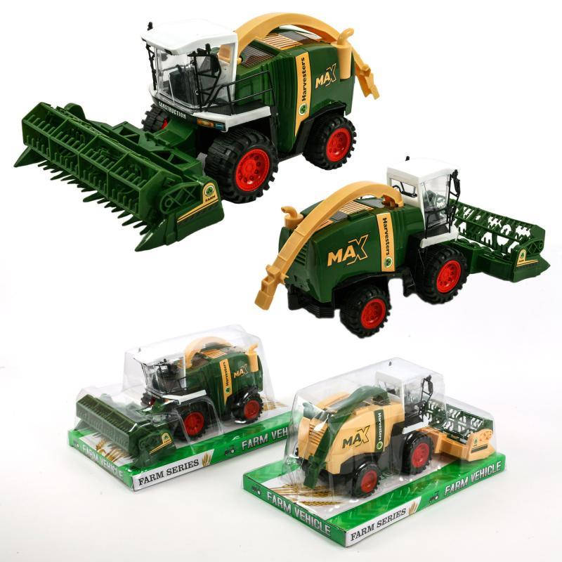 

Комбайн инерционный, большой детский комбайн, Длина игрушки 25 см.