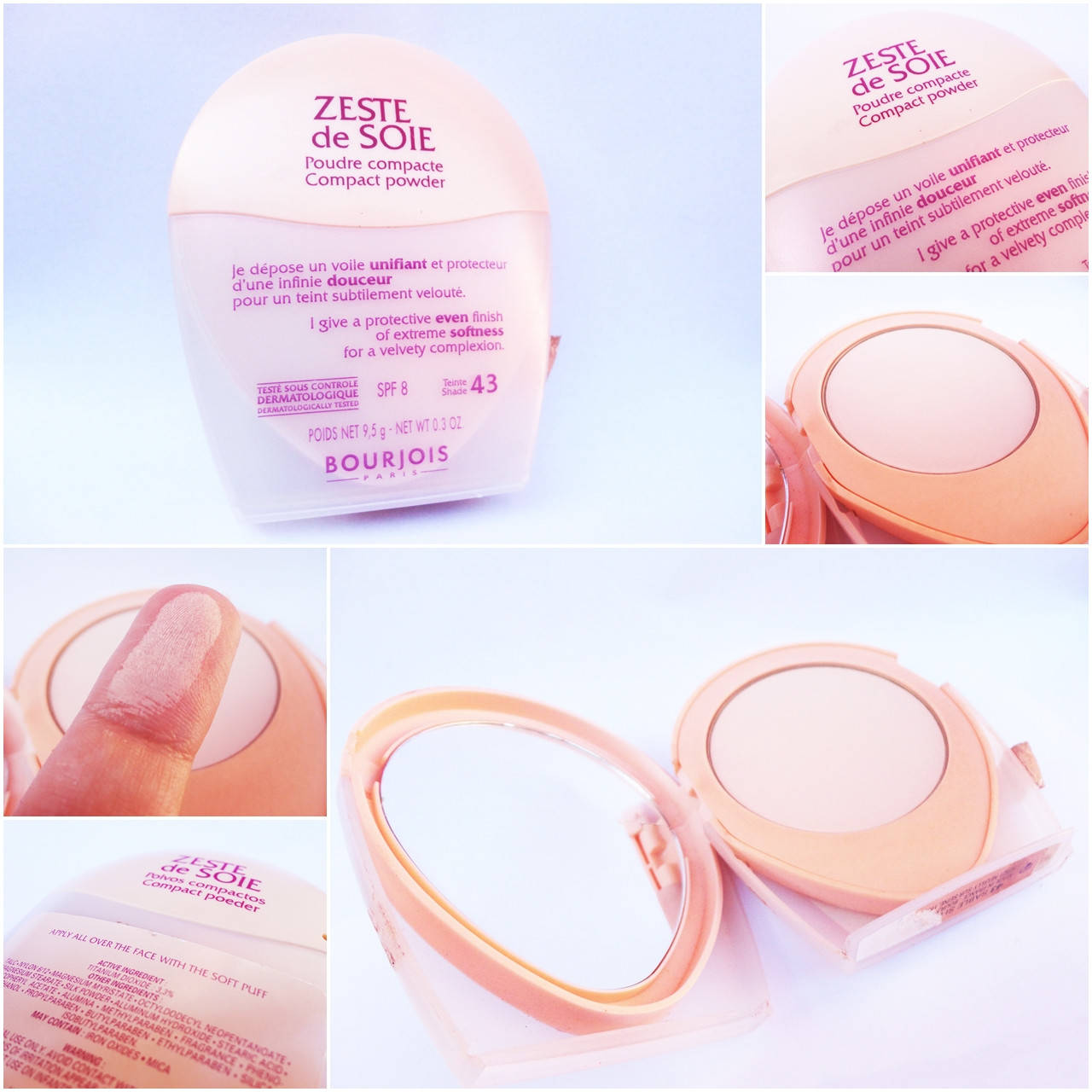 

Пудра выравнивающая для лица Bourjois Zeste de Soie (Буржуа Зест де сю)