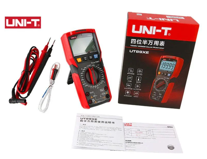 

Профессиональный цифровой мультиметр UNI-T UT89XD NCV True RMS